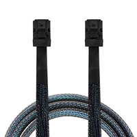 Kabel Jaringan Server MiniSAS Hd SFF 8643 ke 8643 Kabel Internal Kecepatan Tinggi