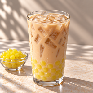 Perlas de Tapioca de Color Amarillo KEI FU, Ingredientes para Té de Burbujas Boba, Certificación HALAL/HACCP, Proveedor Mayorista OEM ODM de Taiwán - Product Image 3