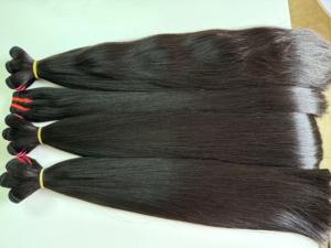 Giảm giá!!! Tóc nối màu đen tự nhiên sóng nhẹ 100% tóc người Việt nguyên chất không rối không rụng bán buôn - Product Image 2