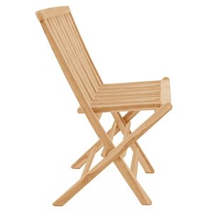 Chaise de jardin en teck massif avec coussin en mousse souple - Meubles d'extérieur durables et imperméables pour les événements - Product Image 3