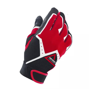 High Quality Leather Baseball Batting Gloves Sublimation Design Knuckle Protection Padded <b>Hook</b> Loop Closure Durable Eco-Friendly - Product Image 3