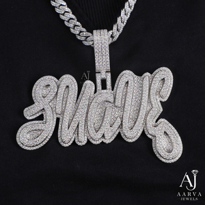 Charm de Moissanita de Calidad Premium, Plata de Ley 925 con Baño de Rodio, Estilo Hip Hop, Unisex, Adorno de Piedra Brillante para Fiestas - Product Image 4