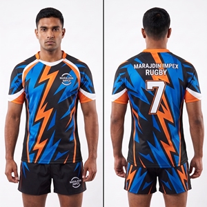 Custom Sublimated Rugby Jersey Uniform Set - Team Sports Wear with Shorts - Personalized Rugby Kit - Wholesale - Product Image 3