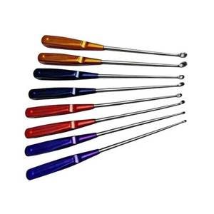 Juego de curetas cervicales de 8 piezas, instrumentos quirúrgicos ortopédicos para columna vertebral, acero inoxidable, neurocirugía, grado hospitalario, kit reutilizable - Product Image 3