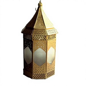 Elegant KAMRAN Moroccan Designer Handmade Eco-Friendly Iron & Steel Table <b>Top</b> Lantern for Home Event Wedding Decor - Product Image 1