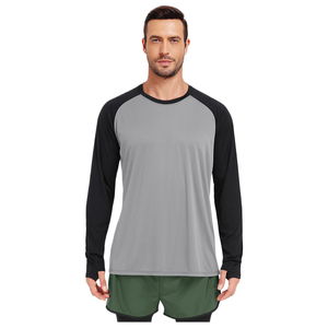 Custom Men <b>Raglan</b> Long Sleeve Tracksuit Set Sublimated Performance Training <b>Top</b> and Jogger Pants Sportswear - Product Image 3