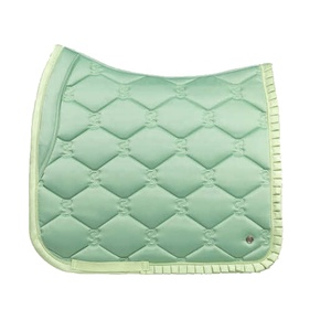Sage Brush Green Dressage Saddle Pad / Satin Saddle Pad / Quilting Saddle Pad 2024 - Product Image 1