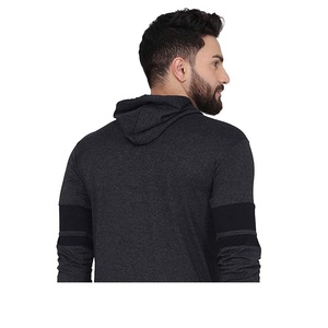 Men <b>Lightweight</b> Athletic Zipper <b>Hoodie</b> Breathable Hooded Sports Jacket Gym Training Wear For Men - Product Image 2