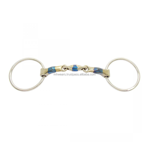 MH Mors de cheval personnalisés en aluminium et acier inoxydable, revêtement multicolore, nouveau style western américain, disponibles dans toutes les tailles - Product Image 1