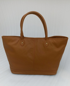 Bolsa de Mano Grande de Cuero Genuino Impermeable para Mujer, Piel de Vaca Curtida, Cierre de Cremallera, Gran Capacidad, Uso Diario y de Playa - Product Image 5