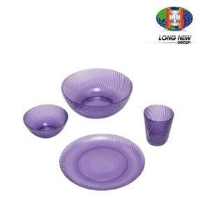 Ensemble de vaisselle en plastique réutilisable écologique personnalisé OEM pour la maison, la cuisine, les restaurants et la restauration - Product Image 3