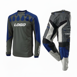 Équipement de motocross personnalisé à séchage rapide en polyester, unisexe, pour adultes, vêtements de course de moto tout-terrain, manches longues, équipement d'équipe de course professionnel, tout - Product Image 3