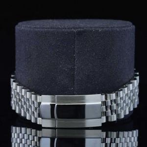 Montres en acier inoxydable avec cadran vert serties de diamants en moissanite de qualité VVS, mouvement automatique japonais ETA, type business - Product Image 2