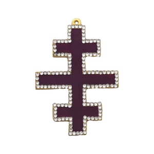 Grand Superintendent Allied Masonic Degrees Gold Collar Jewel AMD Ceremonial Regalia Custom Lodge Accessory Hard Enamel - Product Image 2