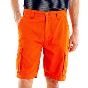 <b>Men</b> Solid Color Oxford Cotton Drawstring <b>Bermuda</b> <b>Shorts</b> Mid Waist Casual Style - Product Image 6
