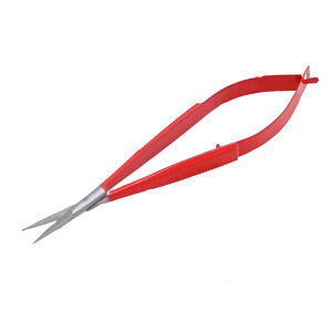 Ciseaux à sourcils ergonomiques de précision antistatiques à pointe fine, en acier inoxydable de haute qualité, design unique - Product Image 6