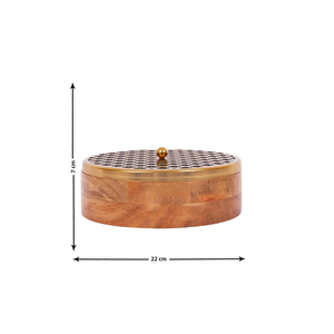 ฝาปิดหม้อไม้แบบคลาสสิก กล่องใส่โรตี ครัวรักษ์โลก 100% ธรรมชาติ ขัดเงา ใช้ได้กับเตาทุกประเภท ขายดีที่สุด - Product Image 5