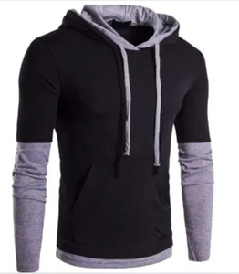 Hip Hop <b>Men</b> Hoodies <b>Men</b> Hoodies Hot Selling Breathable <b>Men</b> Hoodies Comfortable Hoddies Custom Front Logo <b>Men</b> Designer <b>Black</b> - Product Image 2