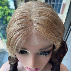 Combo Make Perruque Cheveux Humains Non Transformés SDD Bouncy Curly Bundle Closure Raw Cheveux Vierges Vietnamiens Cuticules Alignés Prix Usine - Product Image 6