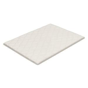 Tapis Tatami Japonais Queen Size 80 x 60 x 2,5 cm Blanc Pliable 9 Couches avec Sac de Rangement et Attaches pour Dortoir, Méditation, Yoga - Product Image 1