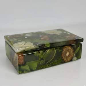 Cajas de Regalo de Resina Ornamentadas, Cajas Decorativas Hechas a Mano para Decoración del Hogar, India TIME 2 DECOR, Decoración de Boda Personalizable - Product Image 3