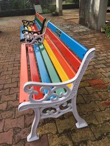 <b>Wooden</b> Metal Garden <b>Bench</b> Home Hotel Garden Seating Durable Yard <b>Bench</b> Indoor Outdoor Furniture Premium Park Seat - Product Image 1