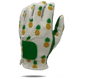 Vente en gros Gants de golf haut de gamme en cuir Cabretta pour hommes personnalisés colorés OEM avec technologie de sublimation - Product Image 3