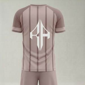 Uniforme de Fútbol de Primera Calidad con Cuello en V, Diseño OEM, Tela 100% Poliéster, Técnica de Teñido Liso - Product Image 6