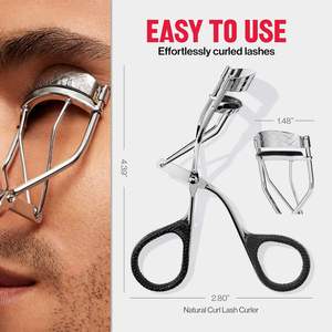 Rizador de Pestañas de Acero Inoxidable UBI, Diseño Ergonómico Hipoalergénico, Almohadillas Gruesas, Rizado Suave y Duradero, Manual - Product Image 5