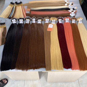 Extensions de cheveux humains à pointe nano en kératine de qualité supérieure, couleur personnalisée, grand stock, Remy Nano Tip 1g/1tip - Product Image 3