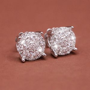Elegant Floral Inspired <b>Earrings</b> With Brilliant <b>Moissanite</b> Details 925 Sterling Silver Stud Jewelry Gift for Women - Product Image 4