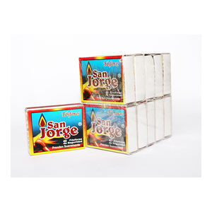 Allumettes de sécurité en cire écologiques, boîte vintage imprimée, bâtonnets blancs 70x48x22mm, mèches 32mm, exportateur en gros, fabricant - Product Image 6