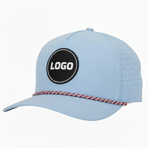 Casquette de golf respirante en polyester, protection UV, casquette de baseball, vêtements de sport performants, broderie personnalisée en gros, casquette texturée - Product Image 1
