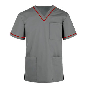 Service OEM, Vente Chaude, Blouses d'Infirmière Personnalisées sur Mesure, Couleurs au Choix, Manches Courtes, Unisexe, Coton Médical, Hôpital - Product Image 1