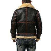Veste en cuir véritable pour homme, design de mode de haute qualité, nouvelle arrivée, fourrure de mouton, qualité supérieure, vente en gros OEM
