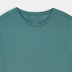 Camiseta de Hombre, Estilo Vintage, 100% Algodón, con Logotipo Personalizado, de Alta Calidad, Lisa, para Streetwear, Manga Corta, Cuello Redondo, Marca Privada, OEM, ODM - Product Image 4