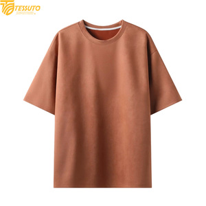 Camiseta de Gamuza Extra Grande Personalizada para Hombre, Algodón Grueso, Hombros Caídos, Estilo Urbano, Alta Calidad, Hip Hop, Corte Holgado - Product Image 6