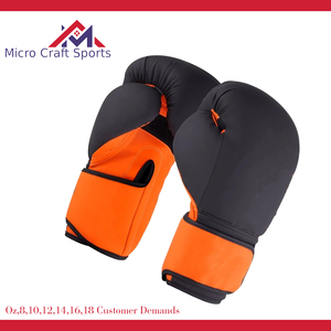 Guantes de Boxeo Profesionales Disponibles en PU y Cuero, Fabricante de Equipo y Guantes de Boxeo Personalizados, Sialkot, Pakistán - Product Image 6