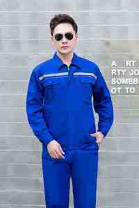 ชุดทำงาน เสื้อแจ็คเก็ตและกางเกง ชุดยูนิฟอร์ม ชุดช่างก่อสร้าง ชุดซ่อมรถยนต์  ขายตรงจากโรงงาน - Product Image 4