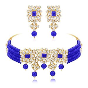 Conjunto de Collar, Pendientes y Tocado de Aleación de Zinc Bañado en Oro con Piedras de Zirconia, Diseño Floral, Joyería Clásica para Boda, para Mujer, Tercera Marca - Product Image 6