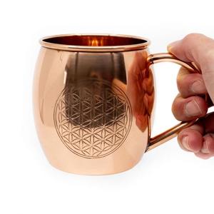 Luxury Pure Copper Coffee Mug Handmade Polished Copper Drinking Mug Traditional Drinkware by Madiha Art and Crafts - Product Image 1