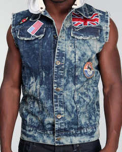 Chaqueta de Mezclilla OEM 2026 para Hombre, Ropa Barata de Moda en Línea, Chaleco de Mezclilla con Capucha, Sudadera con Capucha de Mezclilla - Product Image 6