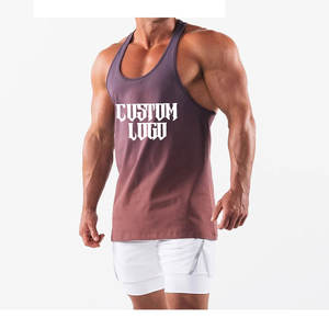 Camisetas Deportivas Casuales para Hombre, 100% Algodón, Secado Rápido, Camiseta sin Mangas para Gimnasio, Chaleco Deportivo con Logotipo Personalizado - Product Image 6