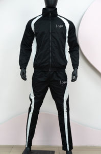 Men's 2-Piece Set Custom Logo Nylon Gym Running Wear Quick Dry <b>Windbreaker</b> <b>Black</b> Tracksuit Winter Printed - Product Image 5