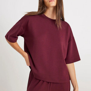 Nouveau T-shirt ample pour femme, design 2026, en toile de coton respirante, haute qualité, décontracté, idéal pour l'été, en promotion - Product Image 1