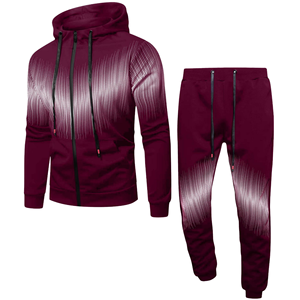 Unisex Burgundy Hooded <b>Eco</b>-Friendly 100% Cotton Streetwear Tracksuit Set Drawstring <b>Dot</b> Print Casual Sweatshirt Pants Regular - Product Image 3