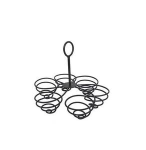 Support à œufs en fer minimaliste moderne pour comptoir de cuisine, décoration de ferme et organisation domestique - Product Image 2