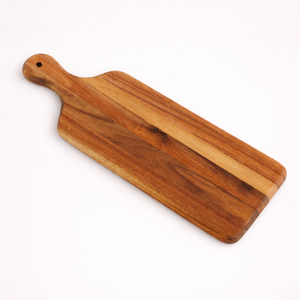 Planche à découper en bois d'acacia, style palette longue, épaisse et durable, design sûr pour les couteaux, idéale pour couper, servir et l'usage quotidien en cuisine - Product Image 1