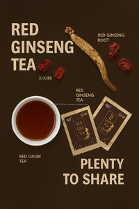 Té de ginseng rojo coreano en polvo en barra 100 bolsitas bebida herbal tradicional - Product Image 3