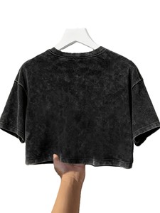 Women's Crop <b>Top</b> T-Shirt With Leopard Print Pink Sunglasses And <b>Bubble</b> Gum Design Casual Loose Fit Short Sleeve Crew Neck Spring - Product Image 6